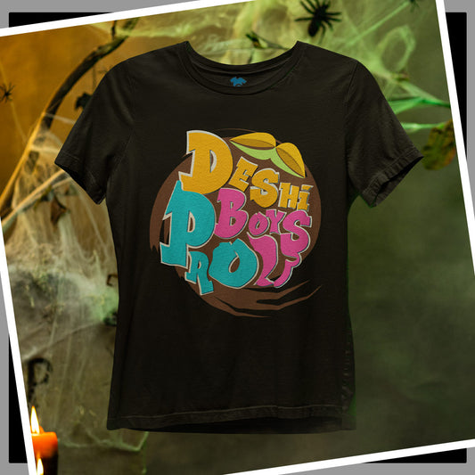 Deshi Boys Pro - Premium Black Tee