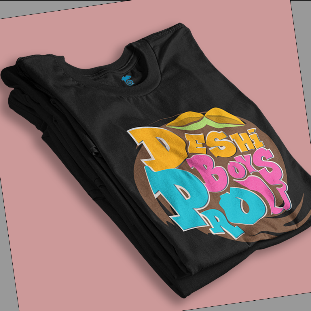 Deshi Boys Pro - Premium Black Tee